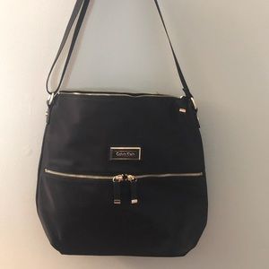 black Calvin Klein crossbody bag